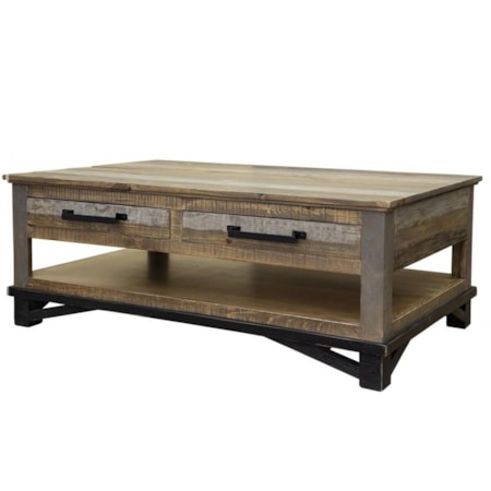 Cocktail Table with 4 Drawers